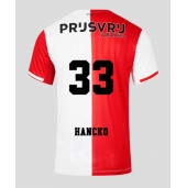 Feyenoord David Hancko #33 Thuis tenue 2023-24 Korte Mouwen