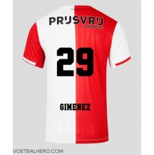 Feyenoord Santiago Gimenez #29 Thuis tenue 2023-24 Korte Mouwen