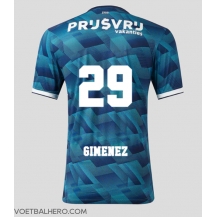 Feyenoord Santiago Gimenez #29 Uit tenue 2023-24 Korte Mouwen