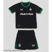 Feyenoord Uit tenue Kids 2024-25 Korte Mouwen (+ broek)