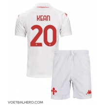 Fiorentina Moise Kean #20 Uit tenue Kids 2024-25 Korte Mouwen (+ broek)