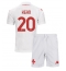 Fiorentina Moise Kean #20 Uit tenue Kids 2024-25 Korte Mouwen (+ broek)