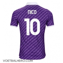 Fiorentina Nicolas Gonzalez #10 Thuis tenue 2023-24 Korte Mouwen