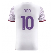 Fiorentina Nicolas Gonzalez #10 Uit tenue 2023-24 Korte Mouwen