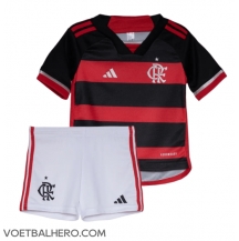 Flamengo Thuis tenue Kids 2023-24 Korte Mouwen (+ broek)