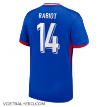 Frankrijk Adrien Rabiot #14 Thuis tenue EK 2024 Korte Mouwen