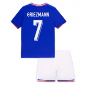 Frankrijk Antoine Griezmann #7 Thuis tenue Kids EK 2024 Korte Mouwen (+ broek)