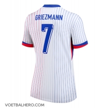 Frankrijk Antoine Griezmann #7 Uit tenue Dames EK 2024 Korte Mouwen