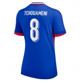 Frankrijk Aurelien Tchouameni #8 Thuis tenue Dames EK 2024 Korte Mouwen