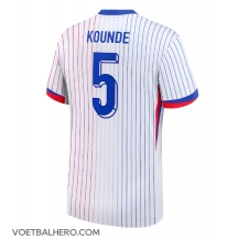 Frankrijk Jules Kounde #5 Uit tenue EK 2024 Korte Mouwen