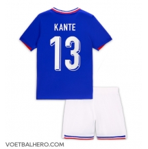 Frankrijk Kante #13 Thuis tenue Kids EK 2024 Korte Mouwen (+ broek)