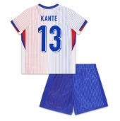 Frankrijk Kante #13 Uit tenue Kids EK 2024 Korte Mouwen (+ broek)