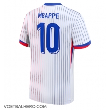 Frankrijk Kylian Mbappe #10 Uit tenue EK 2024 Korte Mouwen