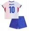 Frankrijk Kylian Mbappe #10 Uit tenue Kids EK 2024 Korte Mouwen (+ broek)