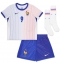 Frankrijk Olivier Giroud #9 Uit tenue Kids EK 2024 Korte Mouwen (+ broek)