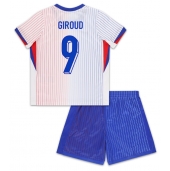 Frankrijk Olivier Giroud #9 Uit tenue Kids EK 2024 Korte Mouwen (+ broek)