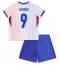 Frankrijk Olivier Giroud #9 Uit tenue Kids EK 2024 Korte Mouwen (+ broek)