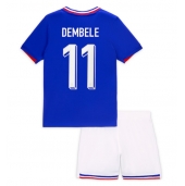 Frankrijk Ousmane Dembele #11 Thuis tenue Kids EK 2024 Korte Mouwen (+ broek)