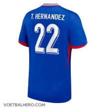 Frankrijk Theo Hernandez #22 Thuis tenue EK 2024 Korte Mouwen