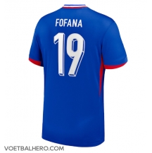 Frankrijk Youssouf Fofana #19 Thuis tenue EK 2024 Korte Mouwen