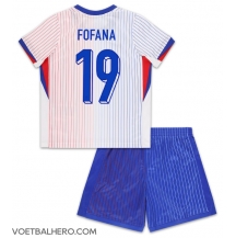 Frankrijk Youssouf Fofana #19 Uit tenue Kids EK 2024 Korte Mouwen (+ broek)