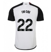 Fulham Alex Iwobi #22 Thuis tenue 2023-24 Korte Mouwen