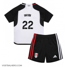 Fulham Alex Iwobi #22 Thuis tenue Kids 2023-24 Korte Mouwen (+ broek)