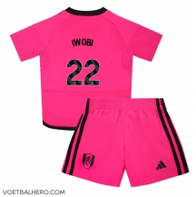 Fulham Alex Iwobi #22 Uit tenue Kids 2023-24 Korte Mouwen (+ broek)