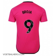 Fulham Armando Broja #9 Uit tenue 2023-24 Korte Mouwen