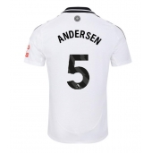 Fulham Joachim Andersen #5 Thuis tenue 2024-25 Korte Mouwen