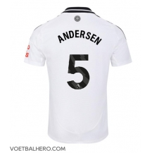 Fulham Joachim Andersen #5 Thuis tenue 2024-25 Korte Mouwen