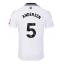 Fulham Joachim Andersen #5 Thuis tenue 2024-25 Korte Mouwen