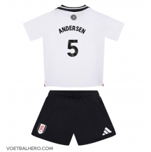 Fulham Joachim Andersen #5 Thuis tenue Kids 2024-25 Korte Mouwen (+ broek)