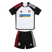 Fulham Thuis tenue Kids 2023-24 Korte Mouwen (+ broek)