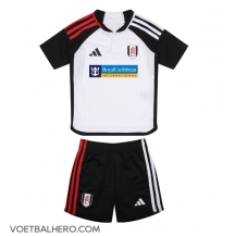 Fulham Thuis tenue Kids 2023-24 Korte Mouwen (+ broek)