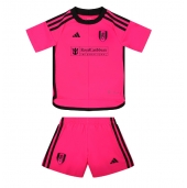 Fulham Uit tenue Kids 2023-24 Korte Mouwen (+ broek)