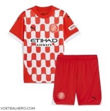 Girona Thuis tenue Kids 2024-25 Korte Mouwen (+ broek)