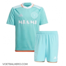 Inter Miami Derde tenue Kids 2024-25 Korte Mouwen (+ broek)