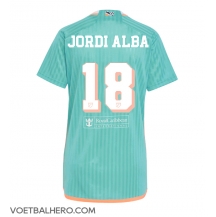 Inter Miami Jordi Alba #18 Derde tenue Dames 2024-25 Korte Mouwen