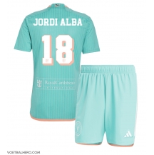 Inter Miami Jordi Alba #18 Derde tenue Kids 2024-25 Korte Mouwen (+ broek)