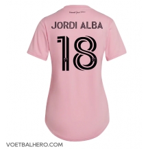 Inter Miami Jordi Alba #18 Thuis tenue Dames 2023-24 Korte Mouwen