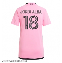 Inter Miami Jordi Alba #18 Thuis tenue Dames 2024-25 Korte Mouwen