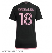 Inter Miami Jordi Alba #18 Uit tenue Dames 2024-25 Korte Mouwen