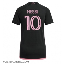 Inter Miami Lionel Messi #10 Uit tenue Dames 2024-25 Korte Mouwen