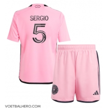 Inter Miami Sergio Busquets #5 Thuis tenue Kids 2024-25 Korte Mouwen (+ broek)