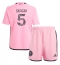 Inter Miami Sergio Busquets #5 Thuis tenue Kids 2024-25 Korte Mouwen (+ broek)