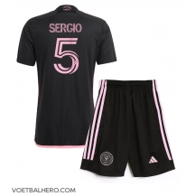 Inter Miami Sergio Busquets #5 Uit tenue Kids 2024-25 Korte Mouwen (+ broek)