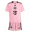 Inter Miami Thuis tenue Kids 2024-25 Korte Mouwen (+ broek)