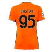 Inter Milan Alessandro Bastoni #95 Derde tenue Dames 2023-24 Korte Mouwen