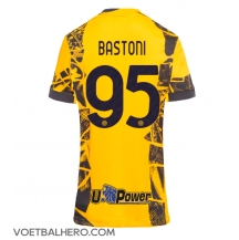 Inter Milan Alessandro Bastoni #95 Derde tenue Dames 2024-25 Korte Mouwen